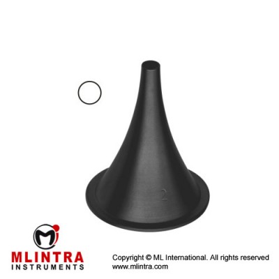 Farrior Ear Speculum Fig. 2 - Black Stainless Steel, 3.6 cm / 1 1/2" Diameter 6.5 mm Ø Farrior Ear Speculum Fig. 2 - Black Stainless Steel, 3.6 cm / 1 1/2" Diameter 6.5 mm Ø
